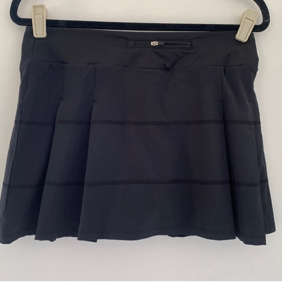 Fila Women Platinum Collection Black Flat Pleated Skort Size Small - Picture 3 of 7